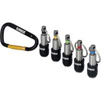 5-Piece Keyring Bit Holder Set Action Paper