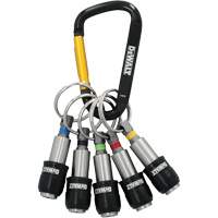 5-Piece Keyring Bit Holder Set Action Paper