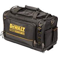 ToughSystem&reg; 2.0 Dirt Repellent Jobsite Tool Bag, 1680 Denier, 50 Pockets, Black/Yellow Action Paper