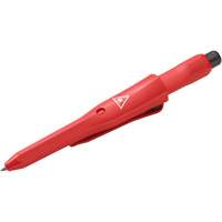 Dry Marker with Holster & Built-In Sharpener, Grey, Marker Action Paper