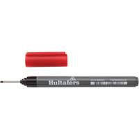 Ink Deep-Hole Marker, Red, Marker Action Paper