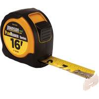 Plan Reader Power Tape with Steel Belt Clip, 1" x 16', 1/16" Graduations Action Paper