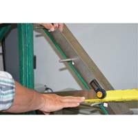 Digital Angle Locator & Ruler, 7" L, Stainless Steel, 1/32" Graduations Action Paper