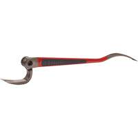 Adjustable Steel 209 SB Wrecking Bar with Rubber-Clad Handle, 2-1/5" Width, 25" Length Action Paper