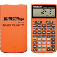 High-Visibility Orange Building Calculator with Rugged Case Action Paper