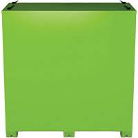 Armoire de rangement d'&eacute;PI sur place, Acier, Vert lime haute visibilit&eacute; Action Paper