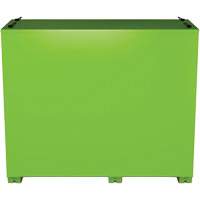 Armoire de rangement d'&eacute;PI sur place, Acier, Vert lime haute visibilit&eacute; Action Paper