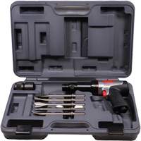 Marteau pneumatique robuste avec burins, 21,8 pi³/min, 1/4" NPT, 2600 coups/min, 3/4" x 3-3/4" (19,05 mm x 95,25 mm) Action Paper