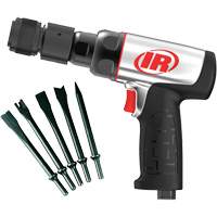 Marteau pneumatique robuste avec burins, 16,2 pi³/min, 1/4" NPT, 3330 coups/min, 3/4" x 2-1/2" (19,05 mm x 63,5 mm) Action Paper