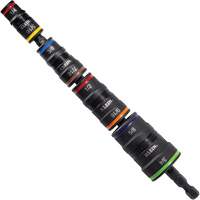 9-in-1 Flip Socket Set, 5 Pcs, Impact, 1/4" Drive Size, Short Action Paper
