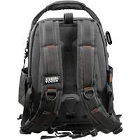 Tradesman Pro Tool Master Tool Bag Backpack, 11" L x 13-1/2" W, Black/Grey/Orange, Polyester Action Paper