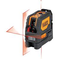 Self-Leveling Red Cross-Line Laser Level with Red Plumb Spot Action Paper