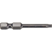 Embouts &agrave; mandrin-1/4" Torx, Torx, Embout T-5, Prise 1/4", Longueur 1-15/16" Action Paper