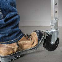 Mobile Work Scaffolding - Maxi Square Scaffolding, Aluminum Frame, 74" D x 75" H Action Paper