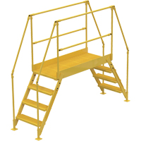 Crossover Ladder, 91 " Overall Span, 40" H x 48" D, 24" Step Width VC448 | Action Paper