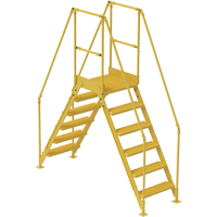 Crossover Ladder, 92" Overall Span, 60" H x 24" D, 24" Step Width VC454 | Action Paper