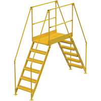 Crossover Ladder, 116" Overall Span, 60" H x 48" D, 24" Step Width VC456 | Action Paper