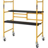 Jobsite Series 4' Basic Mini Scaffold Kit, Steel Frame, 41" D x 45-3/4" H Action Paper
