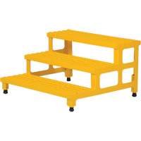Adjustable Step-Mate Stand, 3 Step(s), 36-3/16" W x 33-7/8" L x 22-1/4" H, 500 lbs. Capacity VD448 | Action Paper
