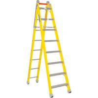 Step to Straight Ladder, 13.8', Fibreglass, 375 lbs., CSA Grade 1AA VD470 | Action Paper