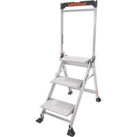 Jumbo Step™ Ladder, 2.2', Aluminum, 375 lbs. Capacity, Type 1AA VD613 | Action Paper