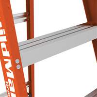 Step Ladder, 12', Fibreglass, 375 lbs. Capacity, Type 1AA Action Paper