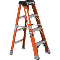 Step Ladder, 4', Fibreglass, 375 lbs. Capacity, Type 1AA Action Paper