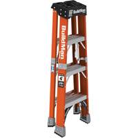 Step Ladder, 4', Fibreglass, 375 lbs. Capacity, Type 1AA Action Paper