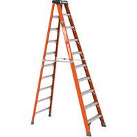 Step Ladder, 10', Fibreglass, 375 lbs. Capacity, Type 1AA Action Paper