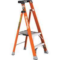Safespace Platform Step Ladder, 2', 300 lbs. Cap. Action Paper