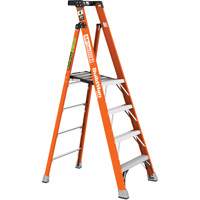 Safespace Platform Step Ladder, 4', 300 lbs. Cap. Action Paper