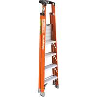 Safespace Platform Step Ladder, 4', 300 lbs. Cap. Action Paper