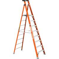 Safespace Platform Step Ladder, 8', 300 lbs. Cap. Action Paper