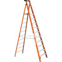 Safespace Platform Step Ladder, 10', 300 lbs. Cap. Action Paper