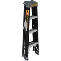 Step Ladder, 4', Fibreglass, 250 lbs. Capacity, Type 1 Action Paper