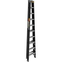 Step Ladder, 10', Fibreglass, 250 lbs. Capacity, Type 1 Action Paper