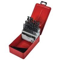 Jobber Drill Bit Set, 29 Pieces, High Speed Steel Action Paper