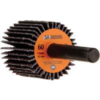 Meule &agrave; lamelles Standard Abrasives, Oxyde d'aluminium, Grain 60, 1" x 1" x 1/4" Action Paper