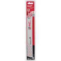 Lame The Torch Ice Hardened Sawzall, Bim&eacute;tal, 10 Dents par pouce, 9" lo x 1" la Action Paper
