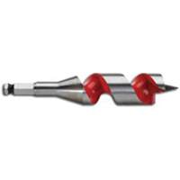 Ship Auger Drill Bit, 1-1/4 Diameter, 3" Flute, 7/16" Hex Shank Action Paper