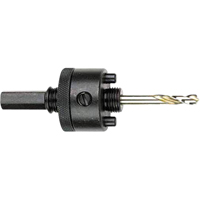 Arbres avec forets-guides pour scies-cloches, 1-1/4" et plus, 7/16" Tige Action Paper