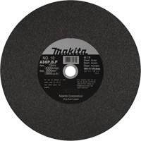 Metal Cutting Wheels, 14" x 1/8", 1" Arbor, Aluminum Oxide, 3900 RPM Action Paper