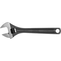 Adjustable Wrench, 10" L, Black Oxide Action Paper