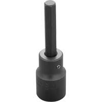 Socket Bit, Hex, 8 mm x 3-1/4" L, 1/2" Drive Action Paper