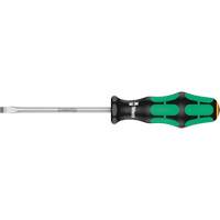 Tapered Slotted Screwdriver, 0.8 mm, 7-3/4" L, Plastic Handle Action Paper