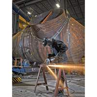 Zipcut Cut-Off Wheel, 5" x 3/64", 7/8" Arbor, Type 1, Aluminum Oxide, 12200 RPM Action Paper