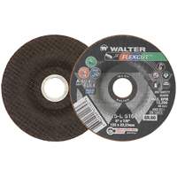 FLEXCUT Grinding Wheel, 5", 60 Grit, Aluminum Oxide, 7/8", 12200 RPM, Type 29 Action Paper