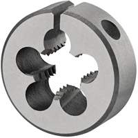 Round Adjustable Die, 10-24 Thread, High Speed Steel Action Paper