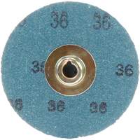 Standard Abrasives™ Power Zirc™ 2 Ply Discs - SocAtt<sup>®</sup> Discs, 2" Dia., 36 Grit, Zirconium WI896 | Action Paper