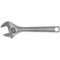 Adjustable Wrench, 8" L, 1-7/32" Max Width, Chrome Action Paper